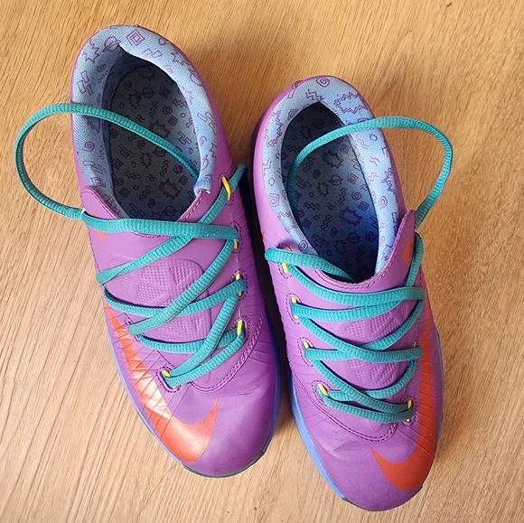 Nike KD Kevin Durant Rugrats Big Chucky Athletic Shoes Youth Size 3Y - Picture 2 of 4